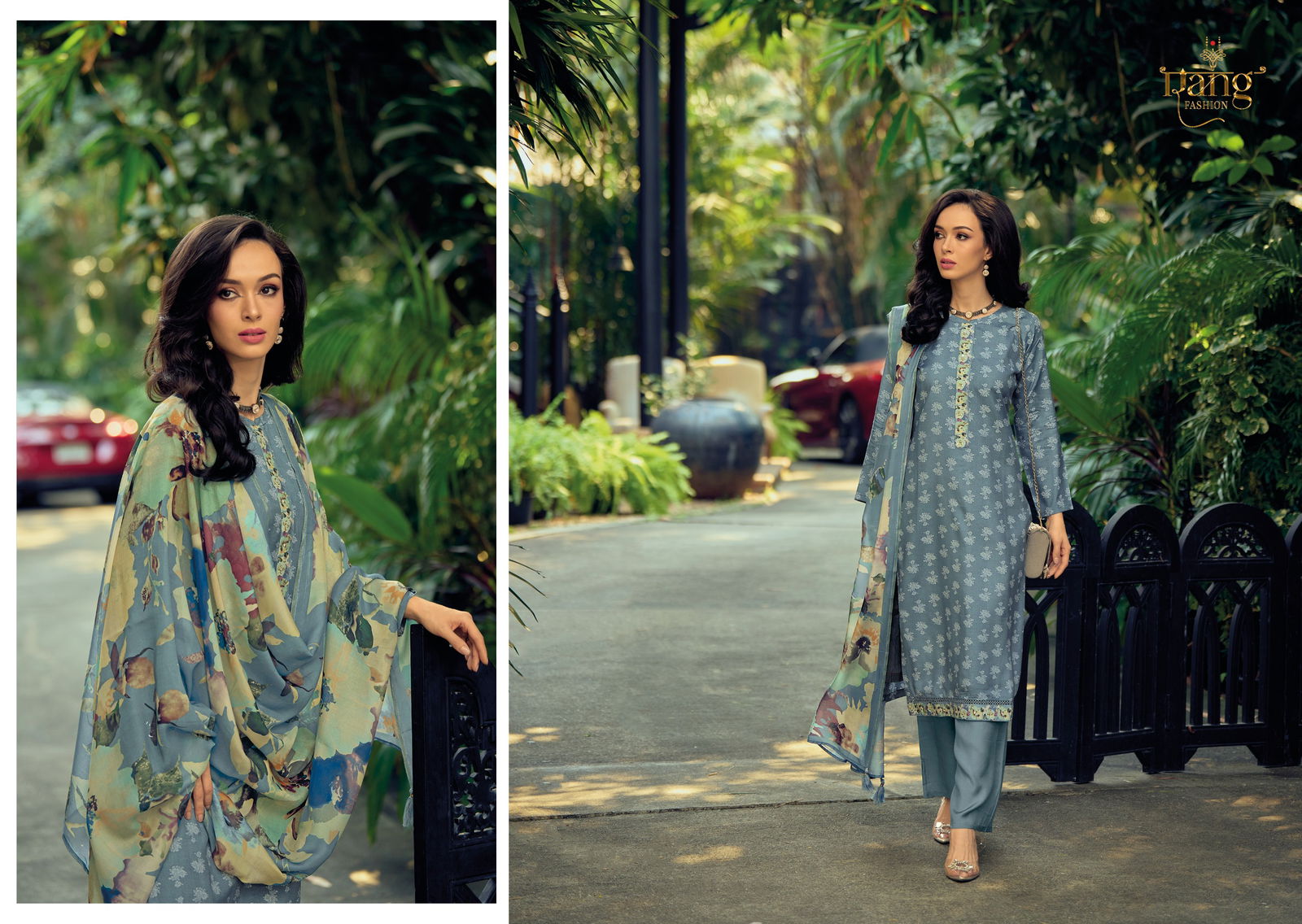 Ruhi By Rang 1001 To 1004 Printed Dress Material Wholesale Market In Surat